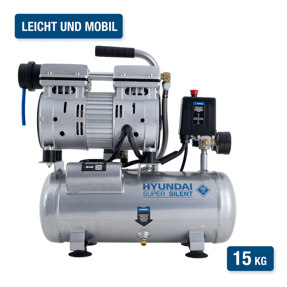 Silent Kompressor SAC55751, 8 bar / 6 l