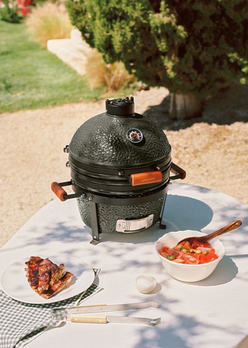 Ceramic Smoker Barbecue - Create - Kamado BBQ - Versatile - Charcoal Saving