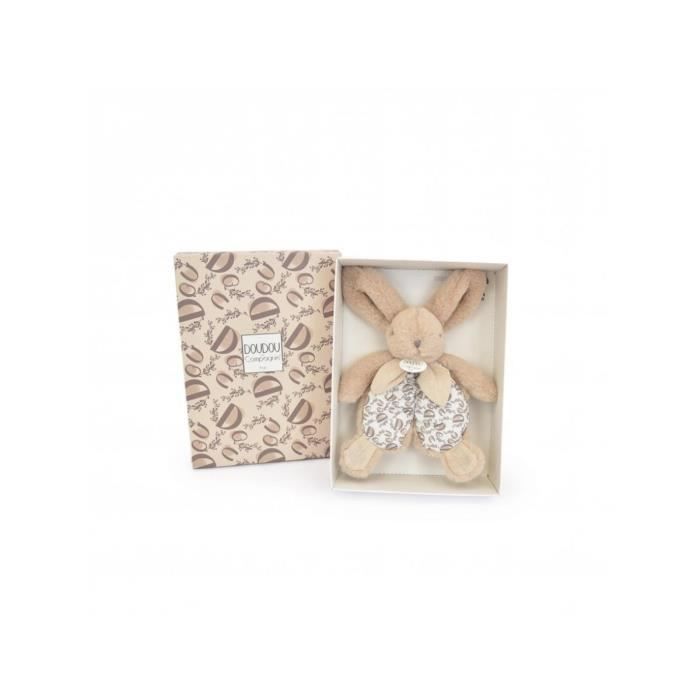 Doudou et Compagnie - Plush Rabbit - Small - Sand Beige