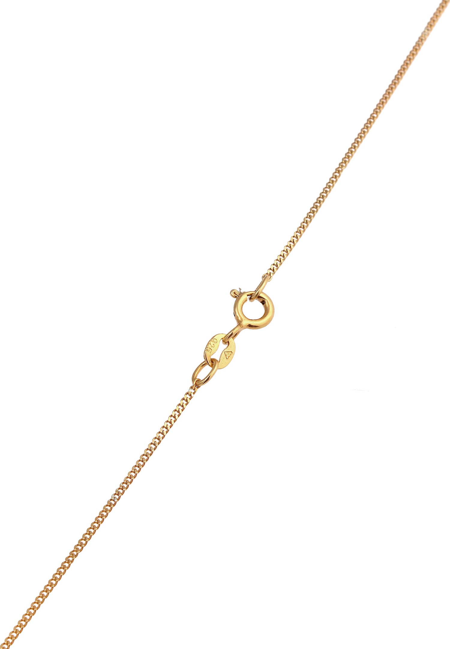 Elli Pendentif de bal pour dames Geo Look Panzerkette Tendance de base en argent sterling 925