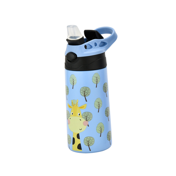 BTS Trinkflasche mit Tiermotiv, Giraffe