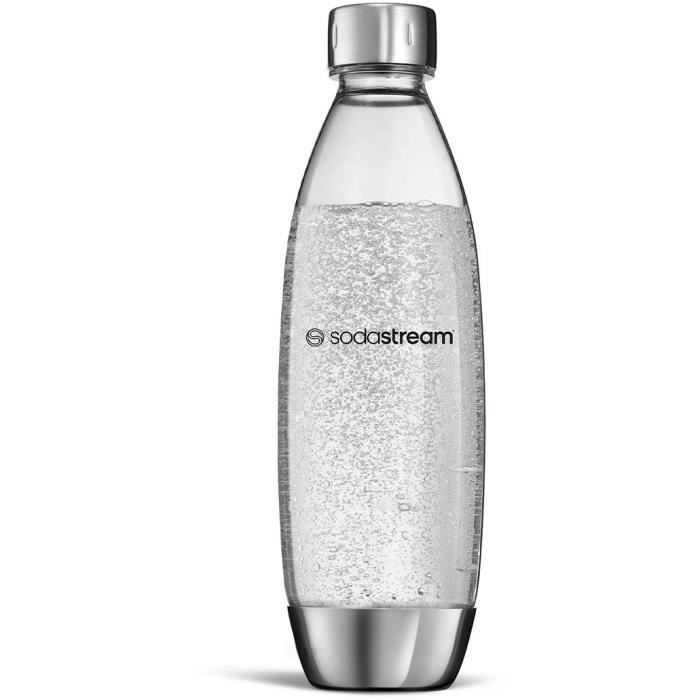 SODASTREAM FUSE Metallflasche – 1 l Fassungsvermögen – Spülmaschinenfest