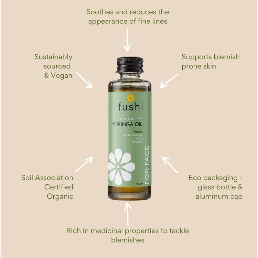 „Fushi Moringa“ sėklų veido aliejus – 50 ml