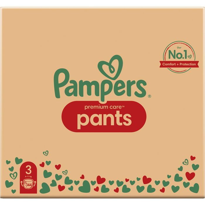 PAMPERS Premium Care Pants Vel. 3 (144 ks)