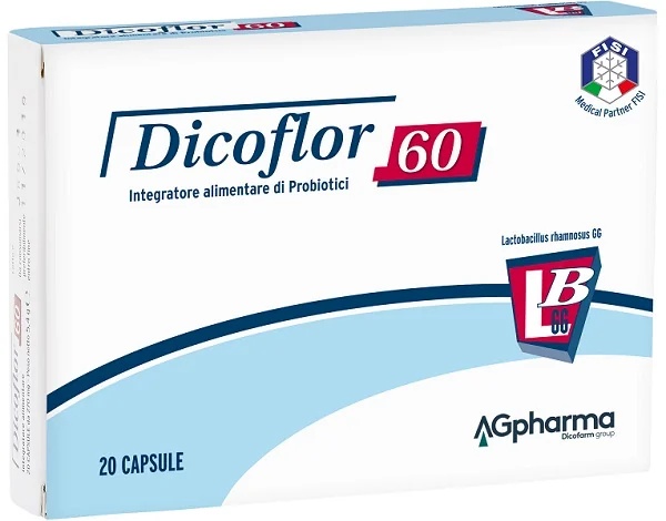 DICOFLOR Dicoflor 60 20 Kapseln Nahrungsergänzungsmittel mit Milchsäurebakterien