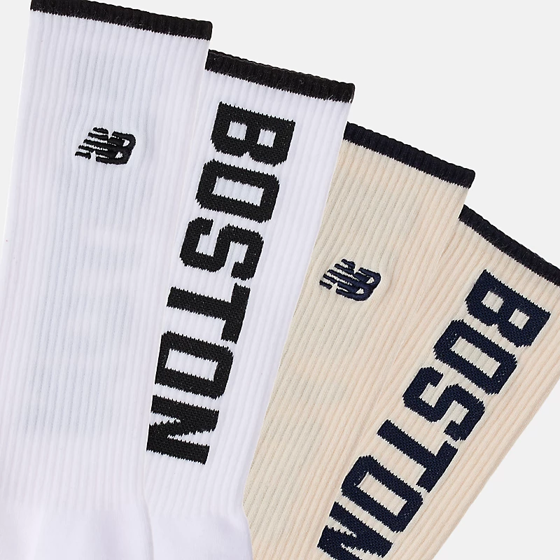 Skarpetki unisex Boston Crew 2 sztuki w zestawie – różne kolory