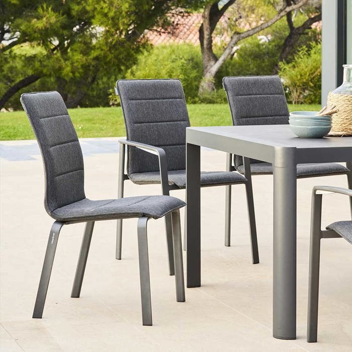 Silla de jardín apilable 