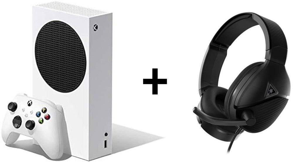 Consola Xbox Series S - SSD de 512 GB - 100% digital + Auriculares para juegos TURTLE BEACH Recon 200 Gen 2