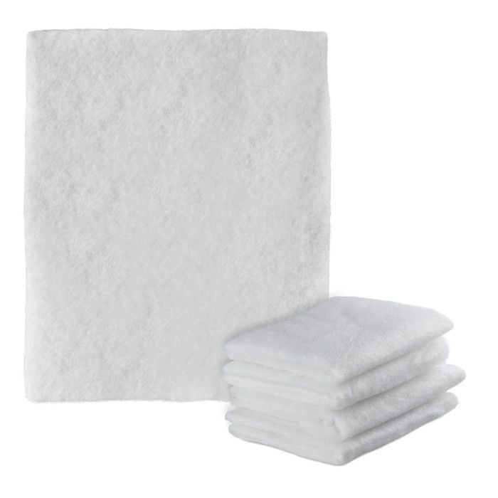 Filtro para campana extractora Relaxdays, paquete de 5 unidades, recortable, antigrasa, no tejido, 47 x 59 cm, blanco.