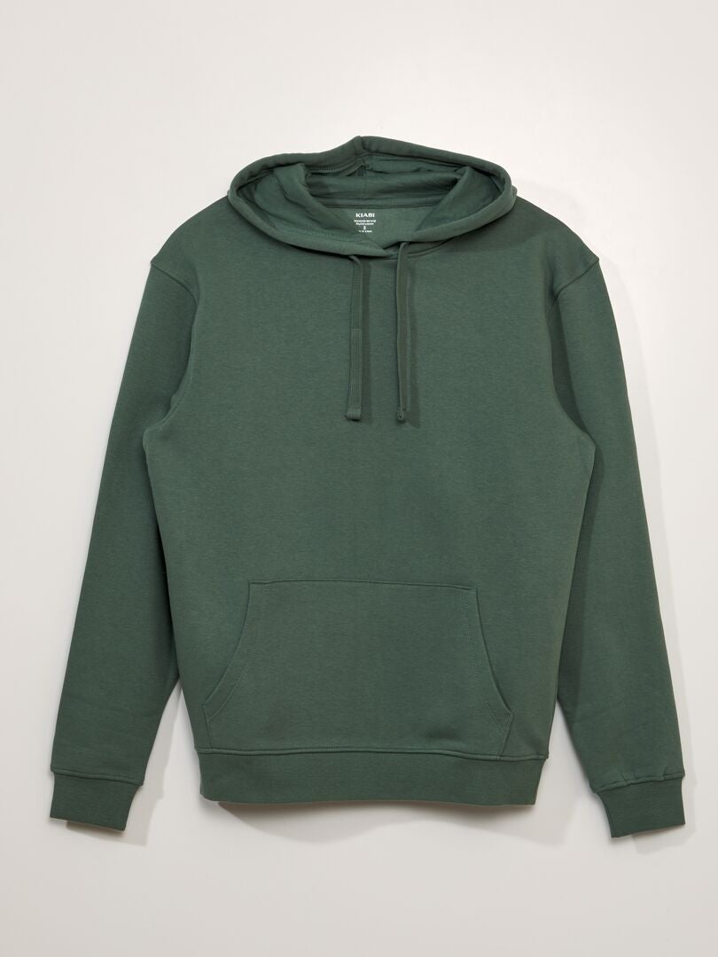 Fleece hoodie - GROEN