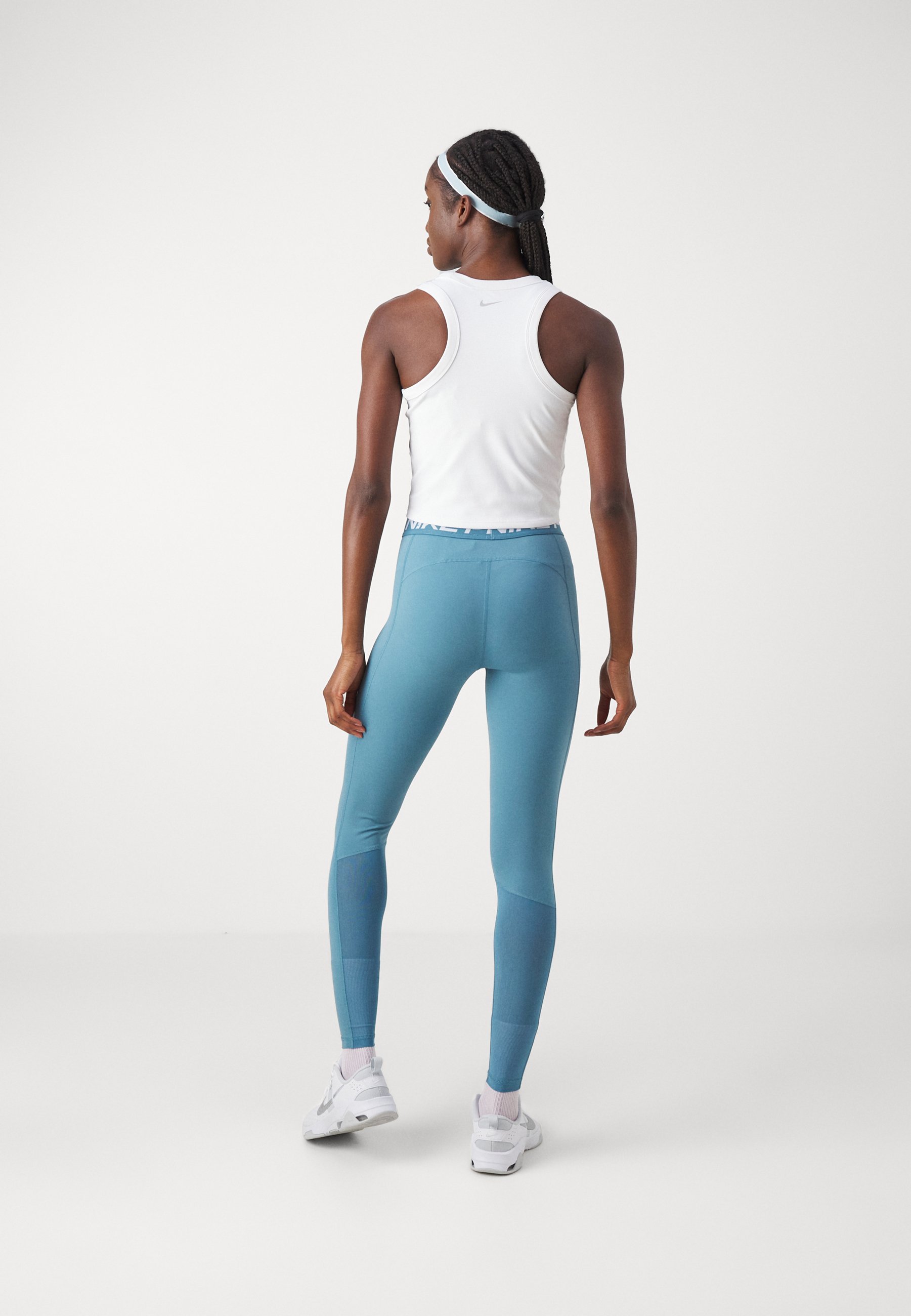 Nike Performance ONE FITTED CROP TANK - Top - white