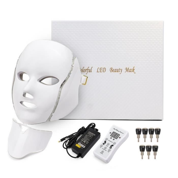 7 Colors LED Skin Rejuvenation Mask Photon Light Therapy Anti-Aging Beauty Machine Face Mask [59F8B75]