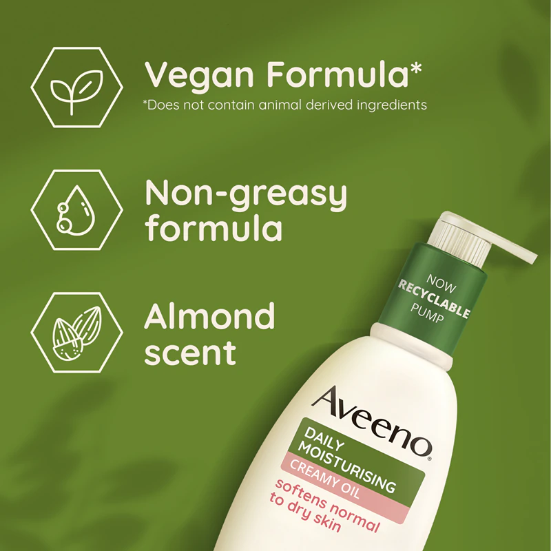 Aveeno Daily Moisturising Softens Dry Skin milde bodylotion