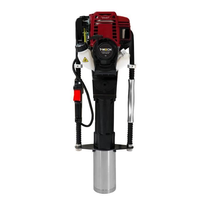 Martello pneumatico a benzina a 4 tempi - MONSTERSHOP - Martello pneumatico per pali da giardino - 900W - 1350 giri/min