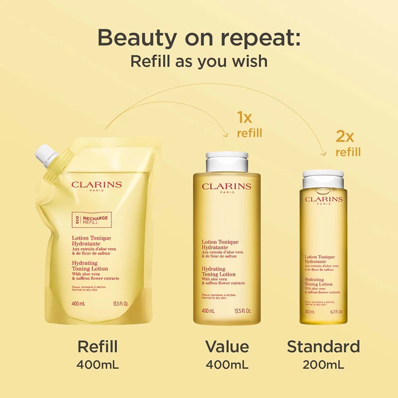 Clarins čistilni vlažilni tonizirajoči losjon za normalno do suho kožo
