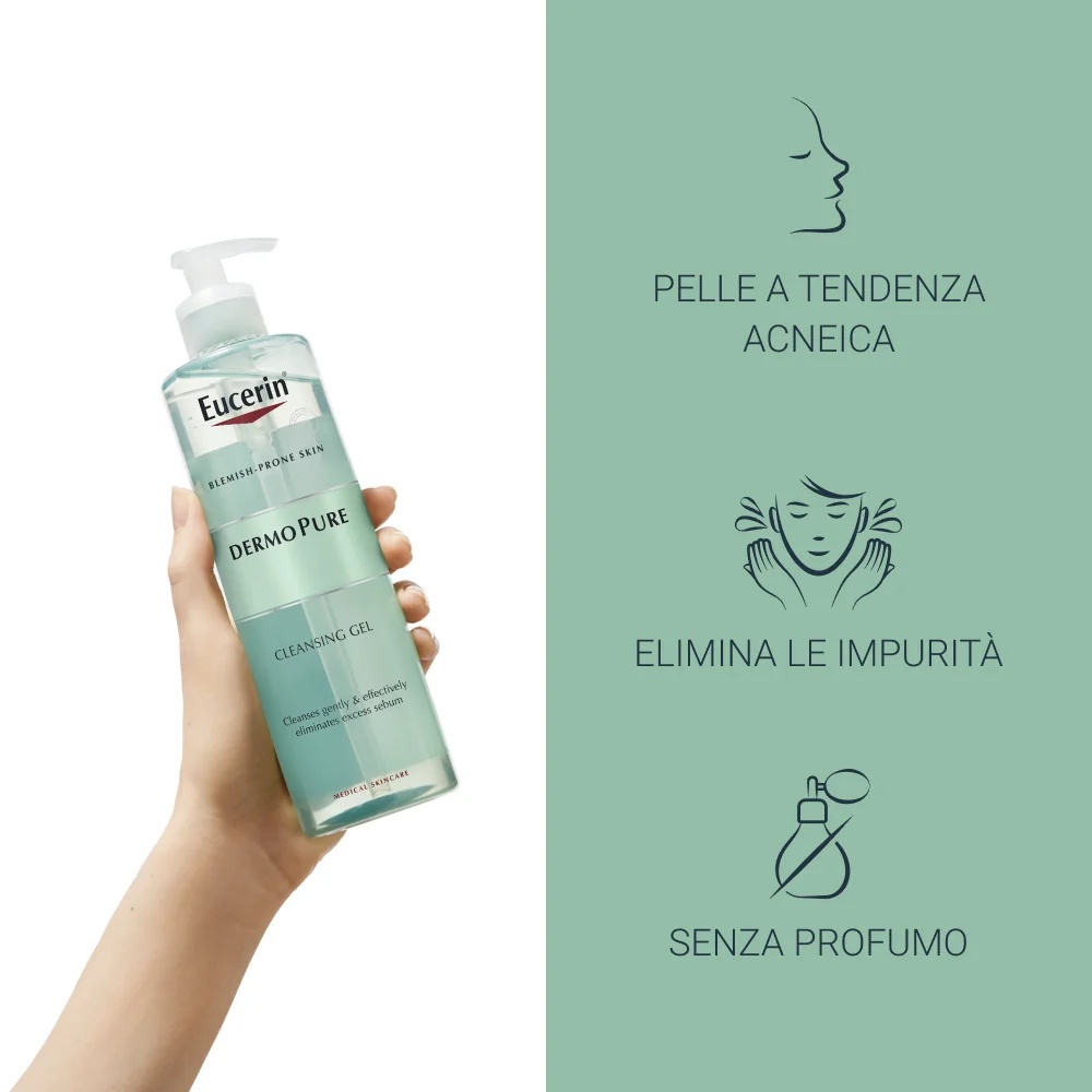 Eucerin DermoPurifyer Gel de Limpeza Facial Oil Control 400 ml