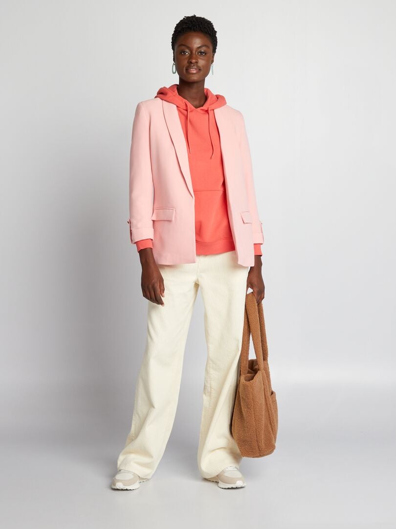3/4-Ärmel-Blazerjacke - PINK