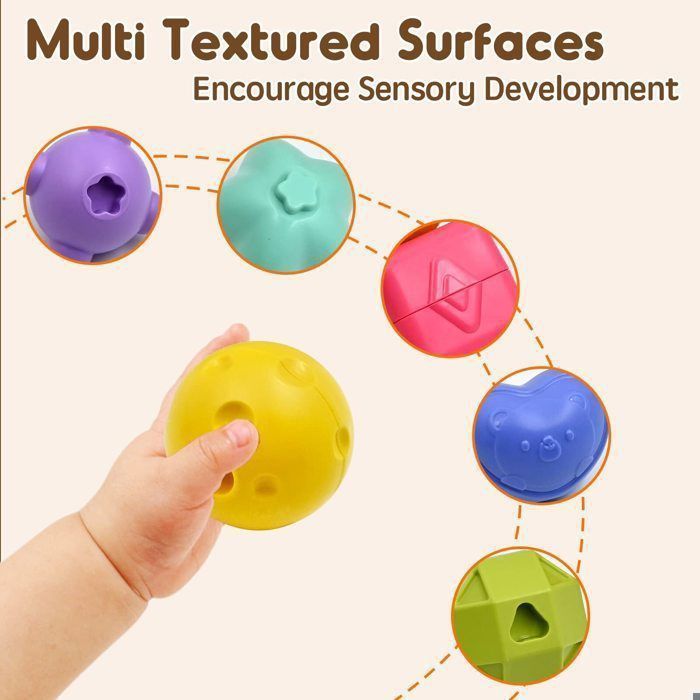 Jouet Montessori 7 en 1 pour Bébé 6-36 Mois, Cube d'Activité Éducatif pour Fille et Garçon, Cadeau Anniversaire Noël