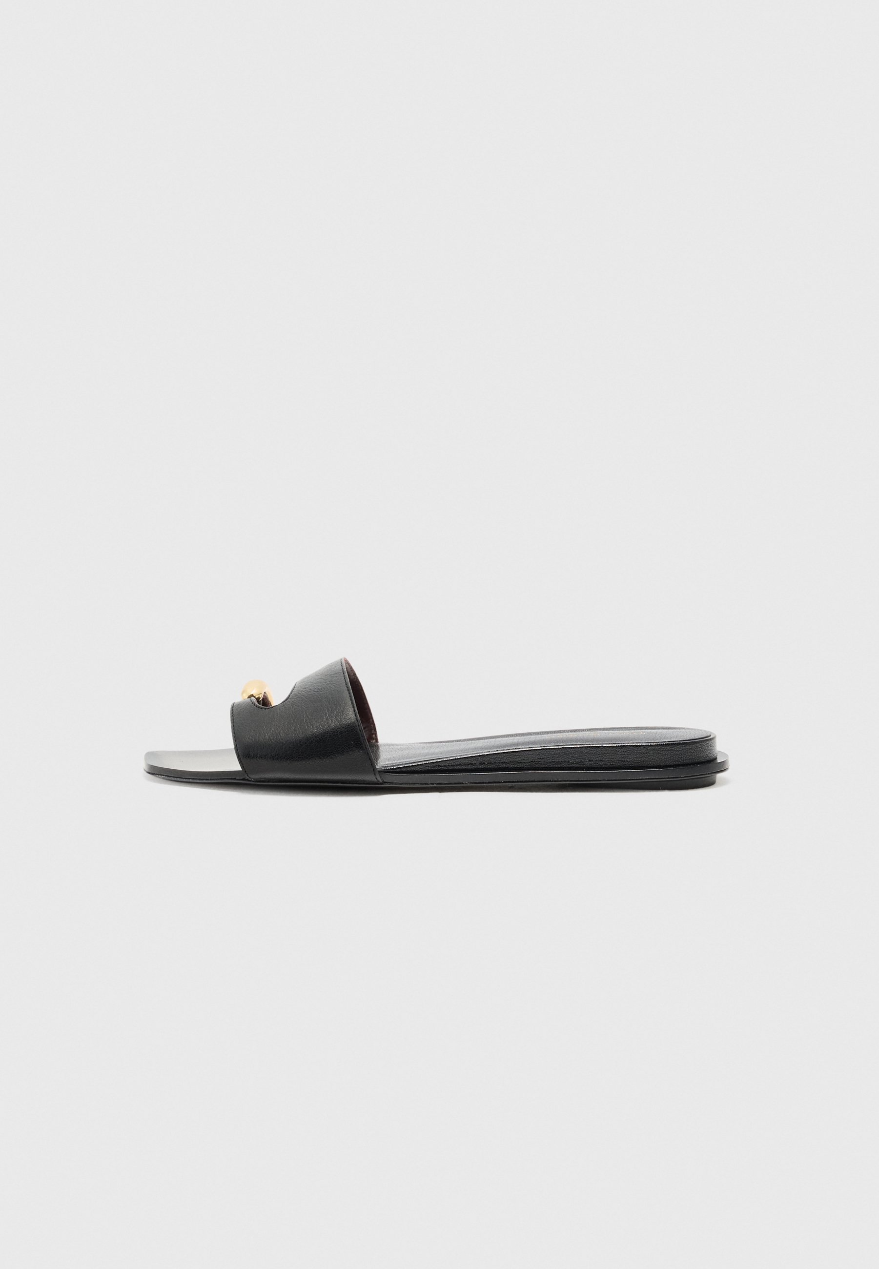 Tory Burch PIERCED - Pantoufles - noir/argent parfait