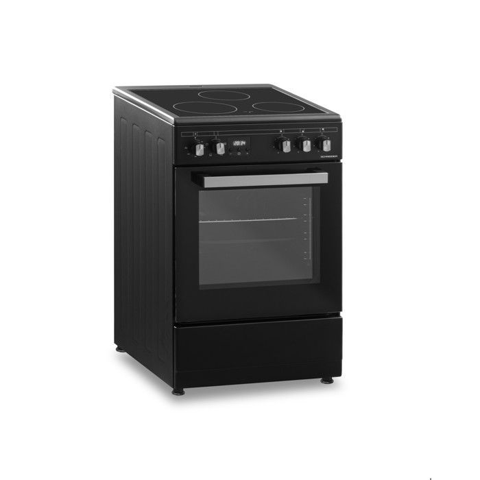 Schneider SCCV53C-BM - Cuisinière vitrocéramique black mat