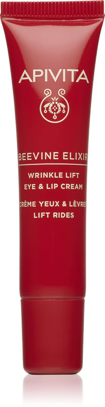 Apivita Beevine Elixir Eye & Lip Cream intenzívne liftingový očný krém proti vráskam a tmavým kruhom pod očami