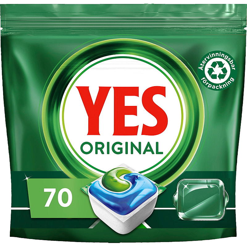 Ja Ja oppvaskmaskintabletter 70 stk. Originale