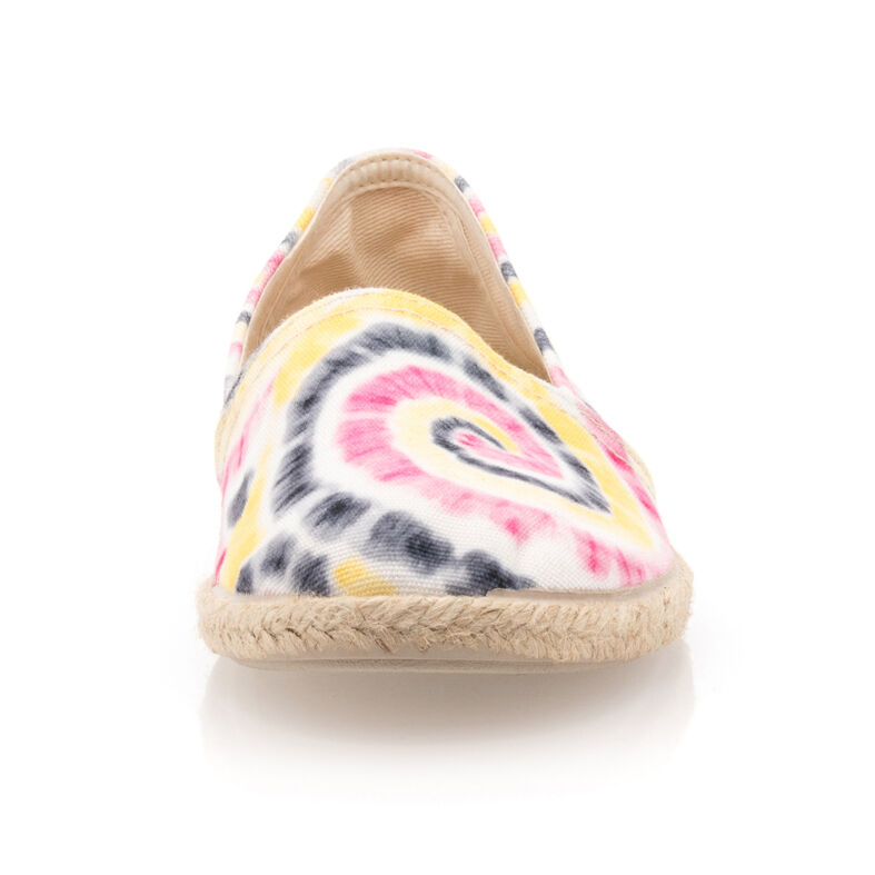 Alpargatas multicolores para mujer con suela de cuerda.