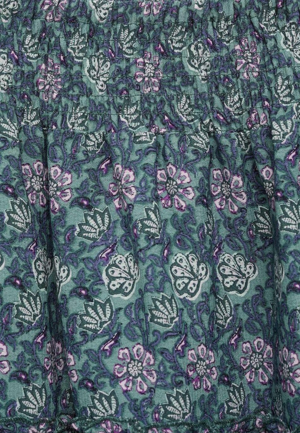 Jupe trapèze Mango Kids - menthe