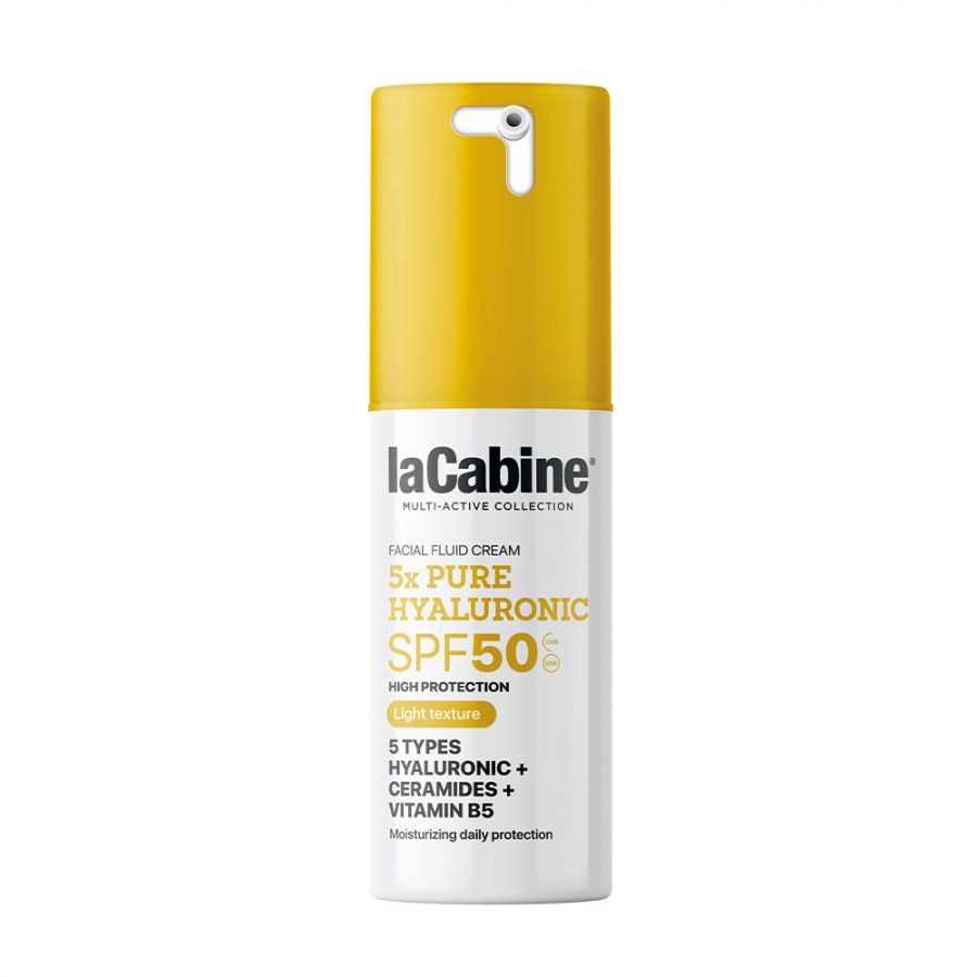 Čista hijaluronska 5x krema za sunčanje s fluidom SPF50 Zaštita lica