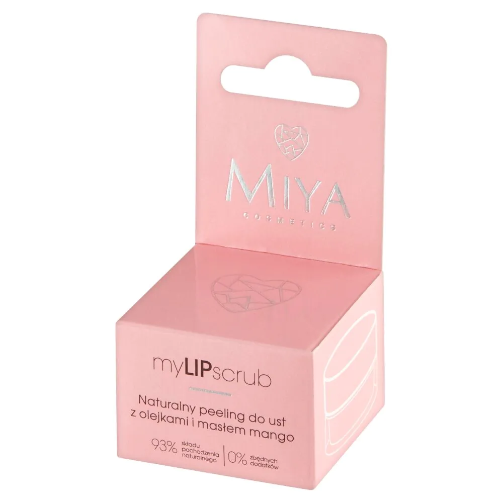 Miya Mylipscrub Naturalny Peeling do ust z Olejkami i Masłem Mango