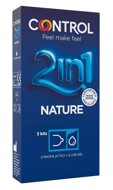 CONTROL Control 2 en 1 Nat 2.0 + Lubricante Nat Set de Placer