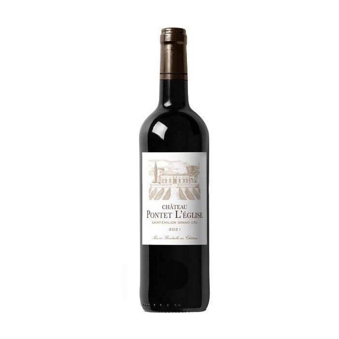Château Pontet L'Eglise 2021 Saint Emilion Grand Cru - Vin rouge de Bordeaux