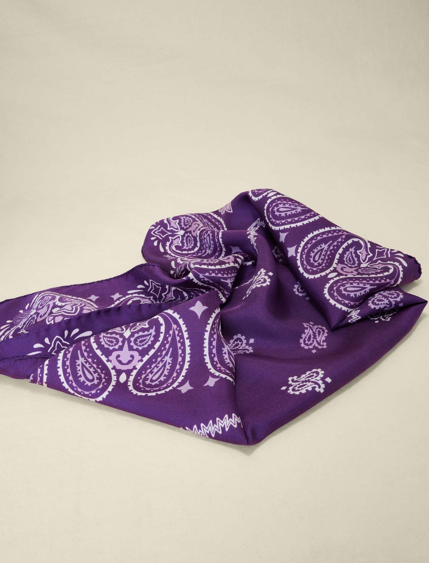 Bandana met paisleyprint - Violette bandana