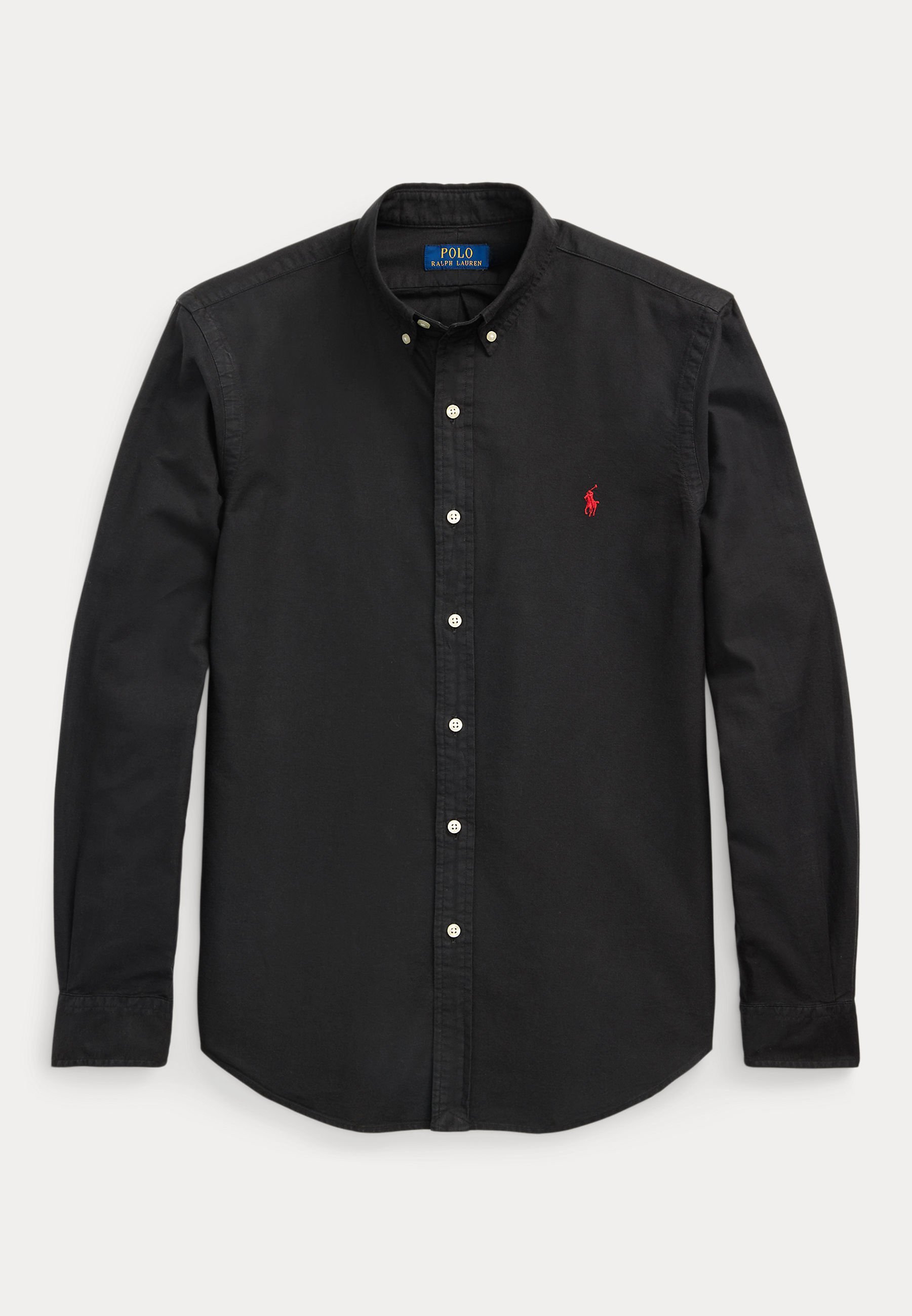 Polo Ralph Lauren sportshirt met lange mouwen - Shirt - zwart