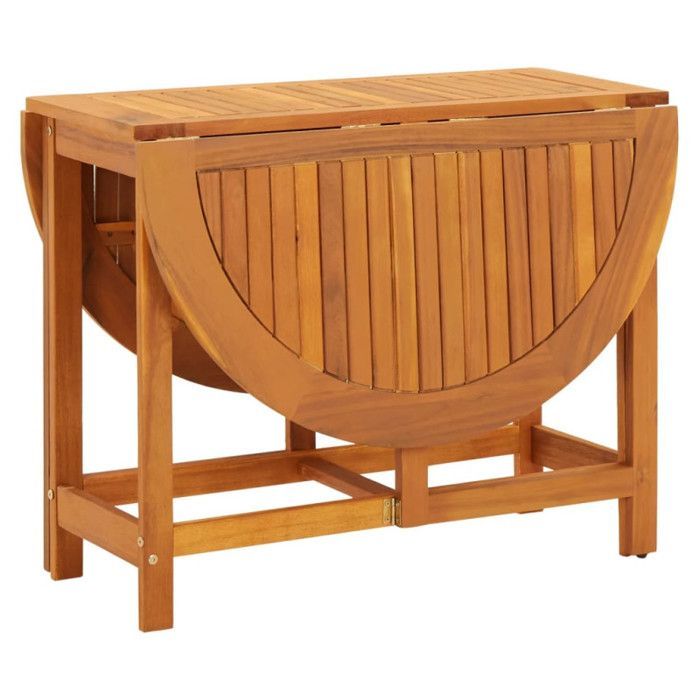 Tavolo da giardino vidaXL 130x90x72 cm in legno massello di acacia