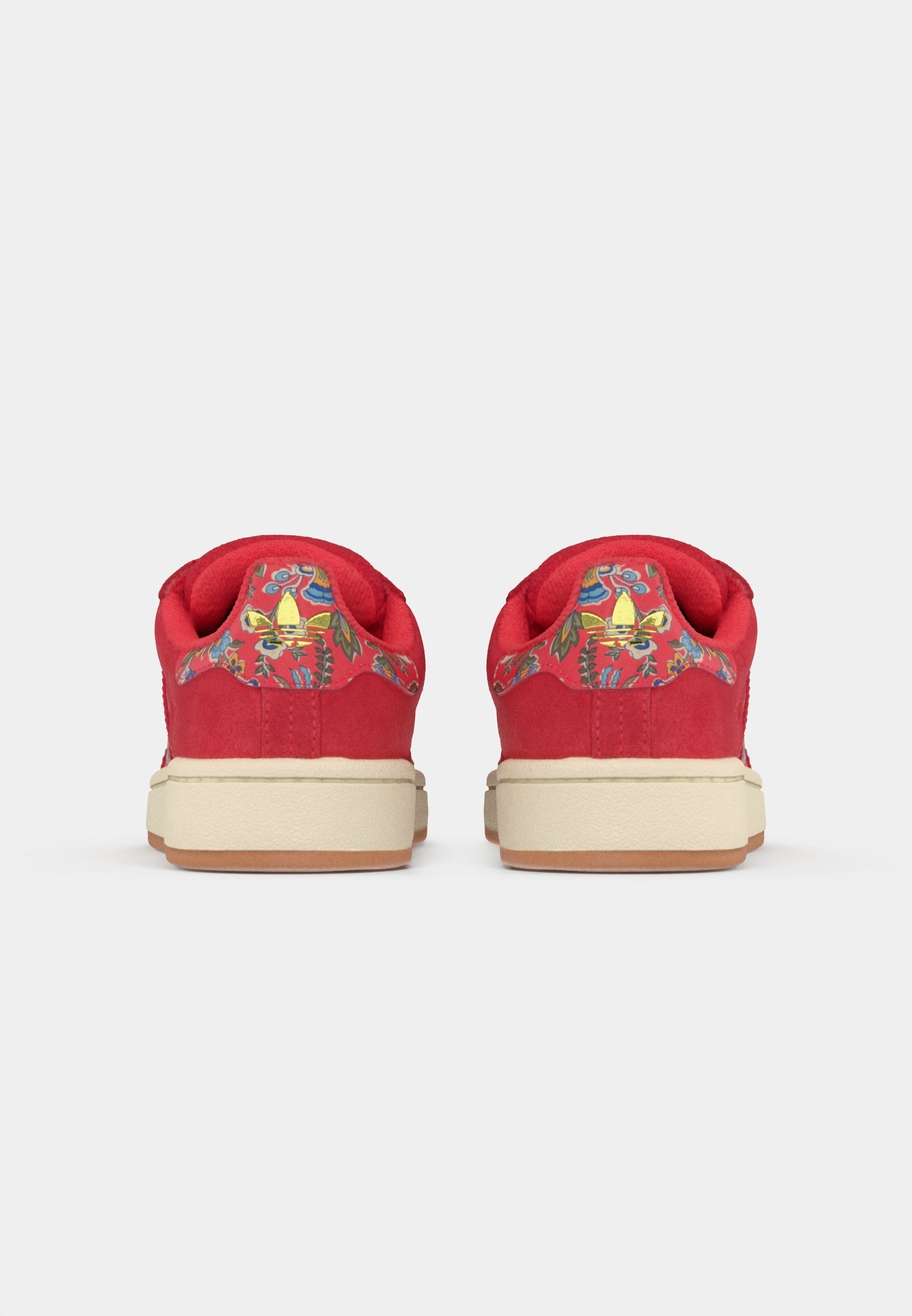 adidas Originals CAMPUS 00S - Baskets - rouge semi-transparent/blanc crème/doré métallisé