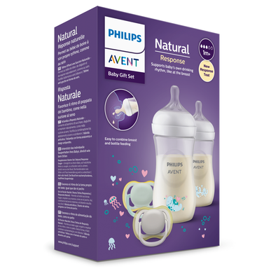 Philips Avent Natural Response -koristeltu tuttipullosetti (1 pakkaus)