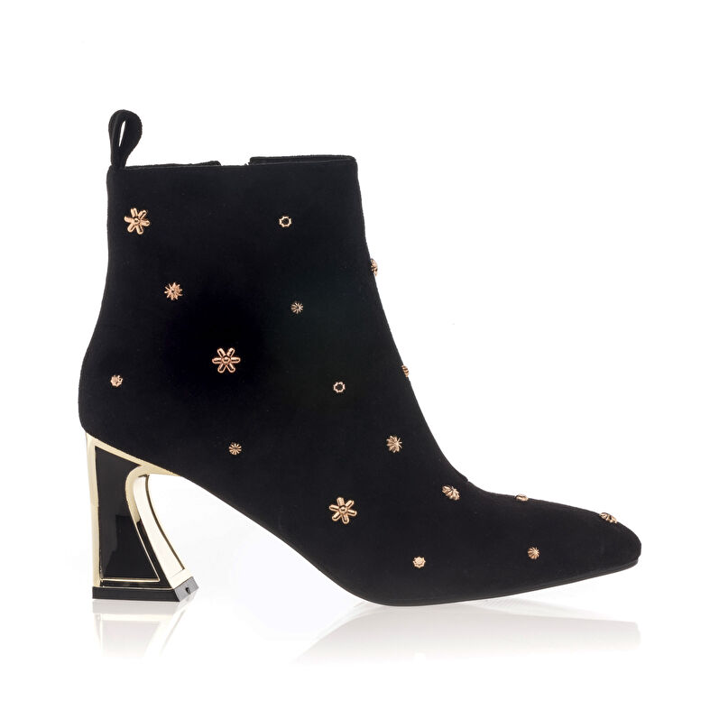  Botas pretas femininas / Botas de cano curto