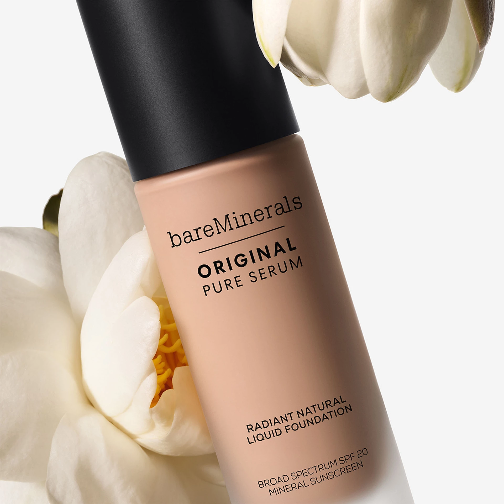 Fond de ten lichid Original Pure Serum Radiant Natural Mineral SPF20 2 Light Neutral - bareMinerals