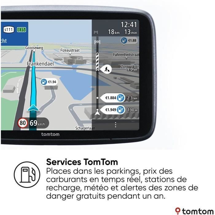 TomTom GO Superior 6 - GPS para coche - Pantalla de 6 pulgadas - TomTom Traffic - Servicio Premium de 2 años incluido - Mapa mundial