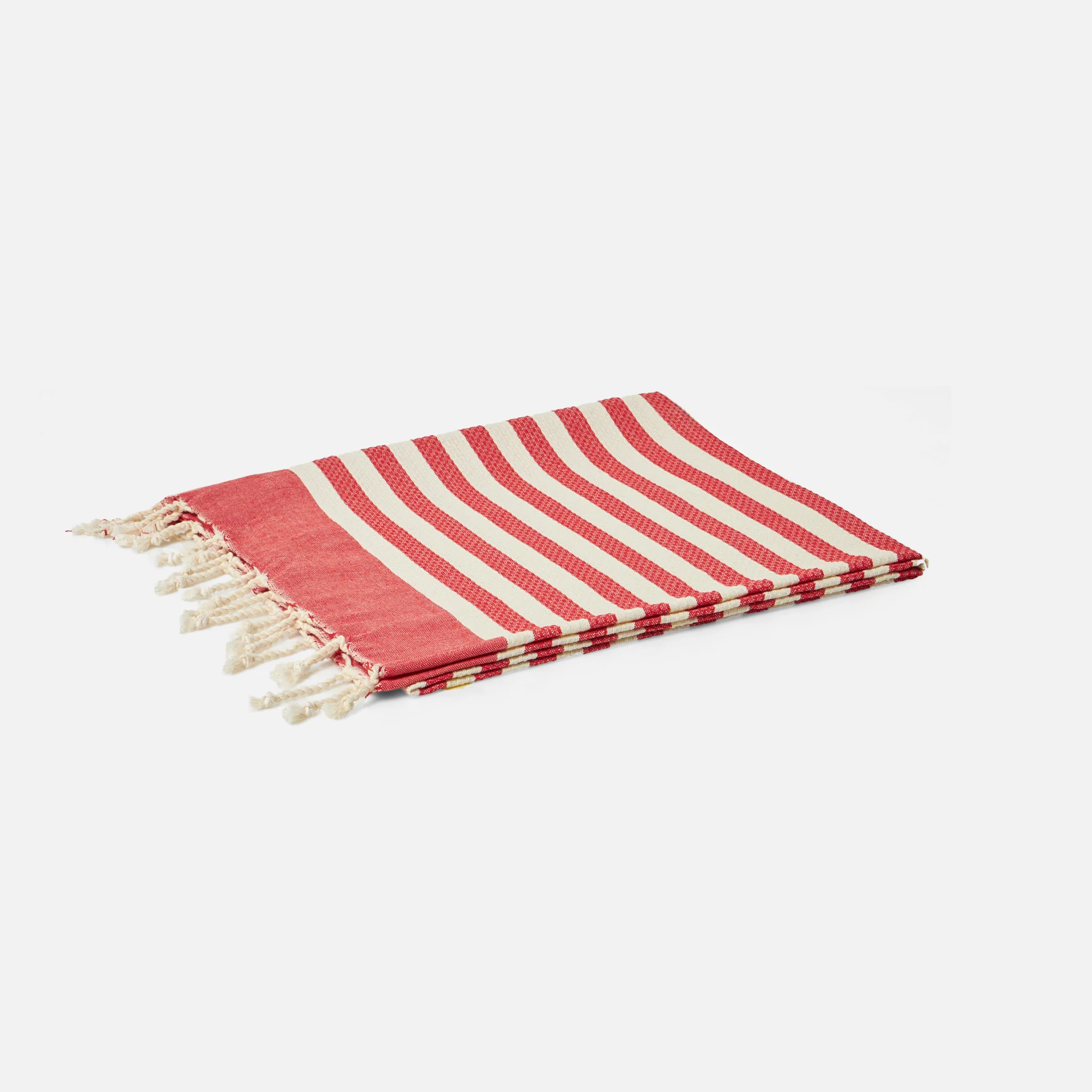 Klassisches Waben-Fouta mit Streifen