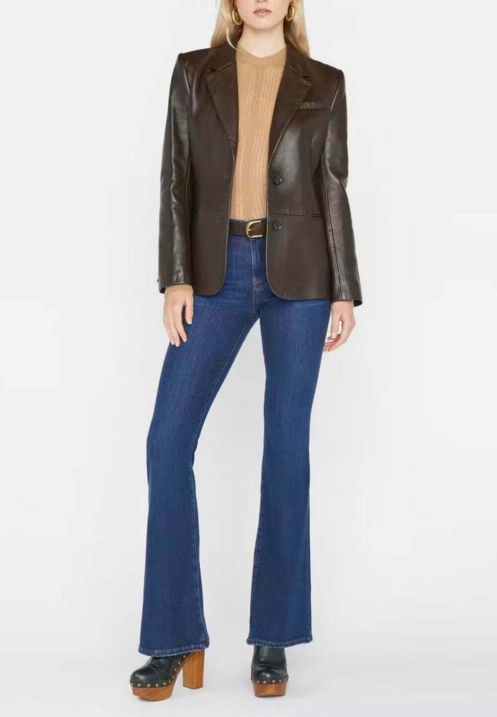 FRAME FLARE MAJESTY - Jeans évasés - denim