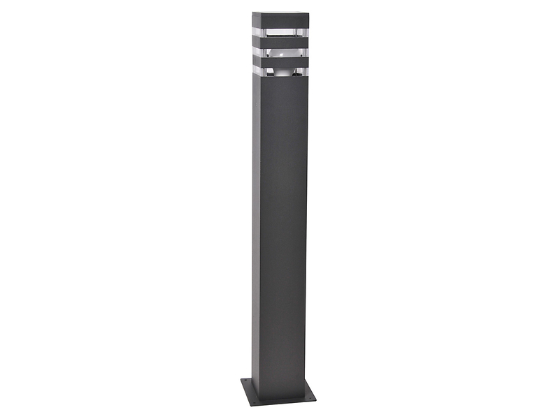 Słupek ogrodowy Teksas 74 cm aluminiowy grafitowy