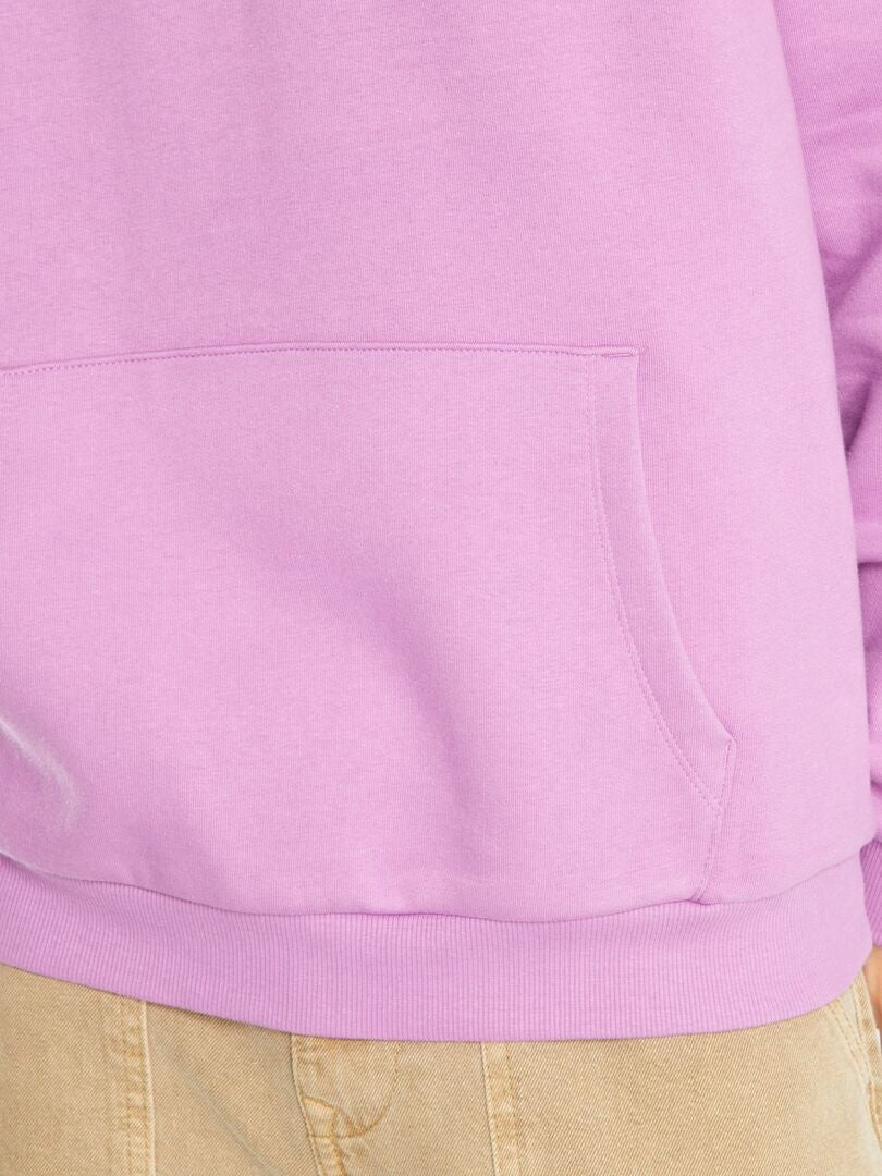 Hoodie met kangoeroezak - ROZE