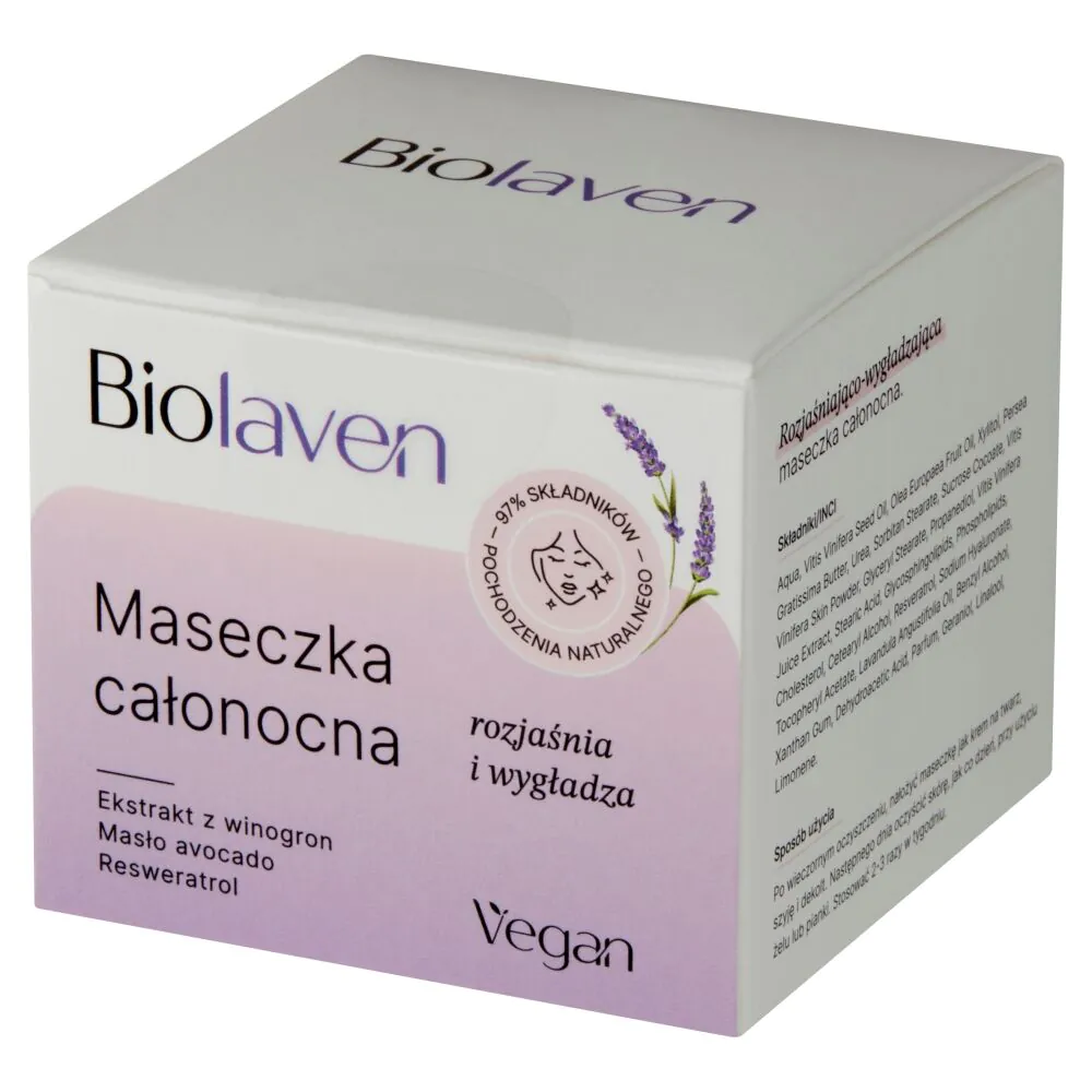 Biolaven Maseczka całonocna do twarzy