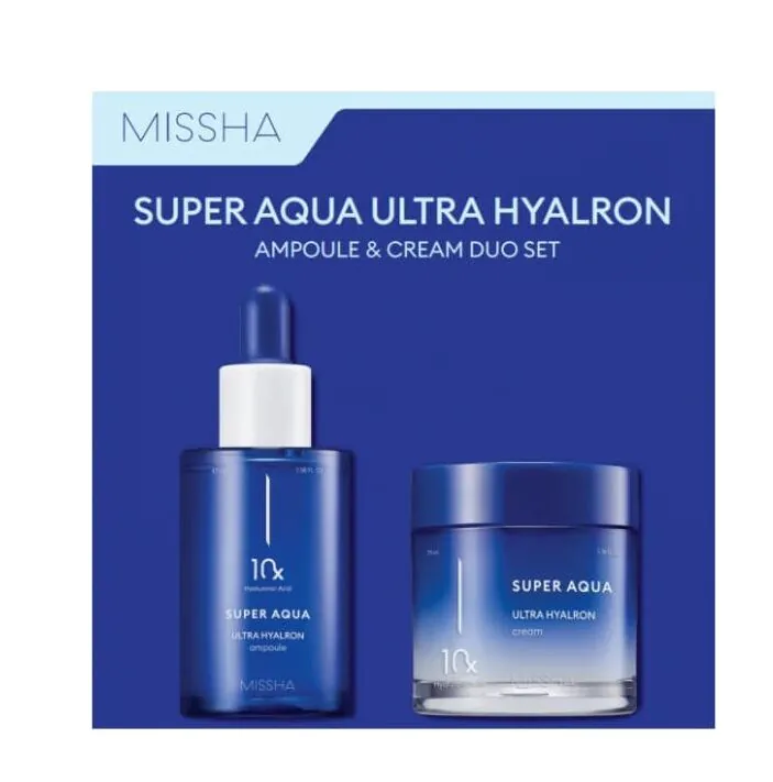 Missha Super Aqua Hyaluron Ampoule & Cream Duo Set