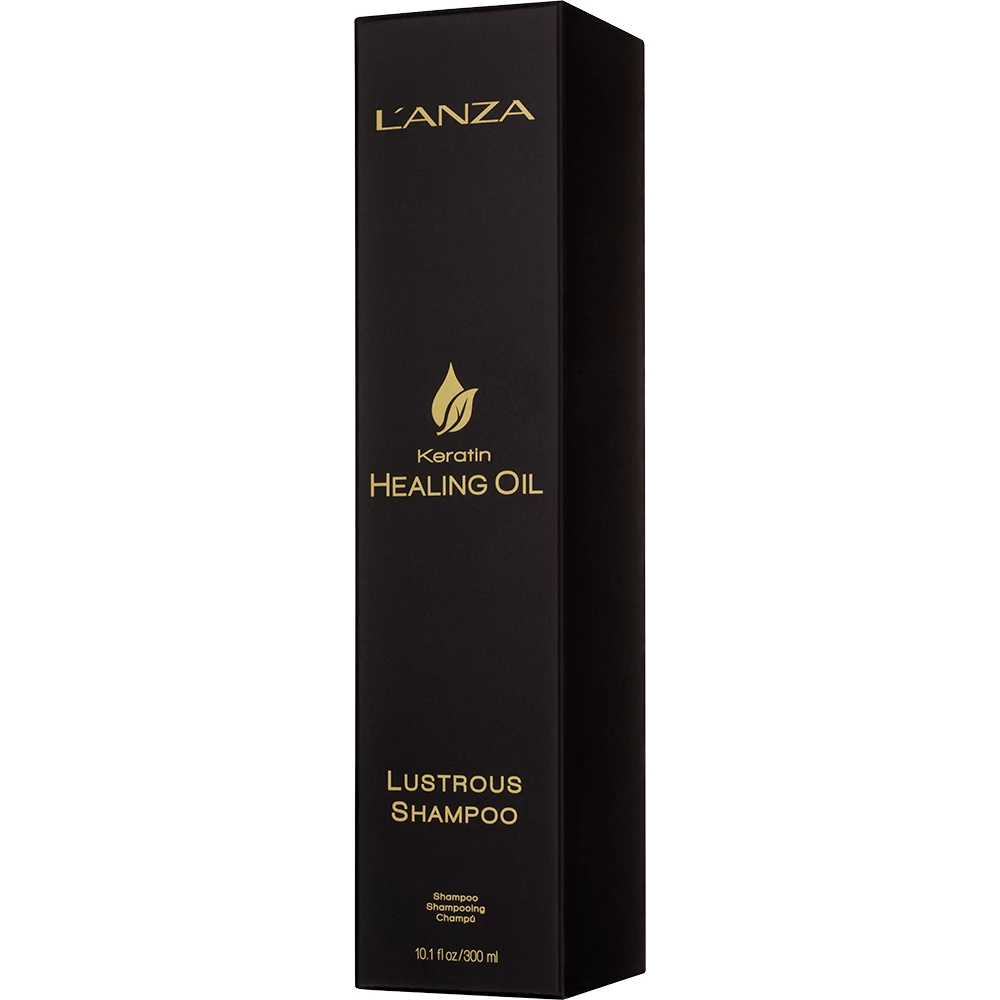 Šampon za sjaj s keratinom i uljem za njegu kose 300 ml - L'ANZA