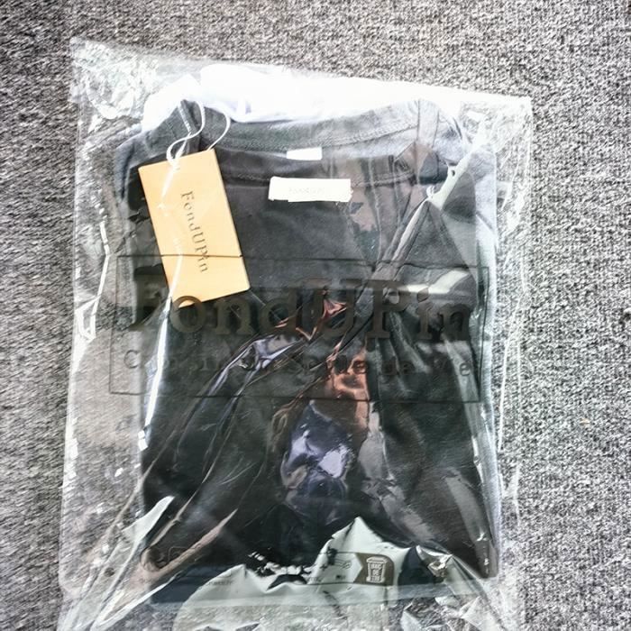 Pack de 3 camisetas para hombre - FONDUPIN - Camiseta de manga corta con cuello en V - Negro, blanco, gris oscuro - Corte ajustado