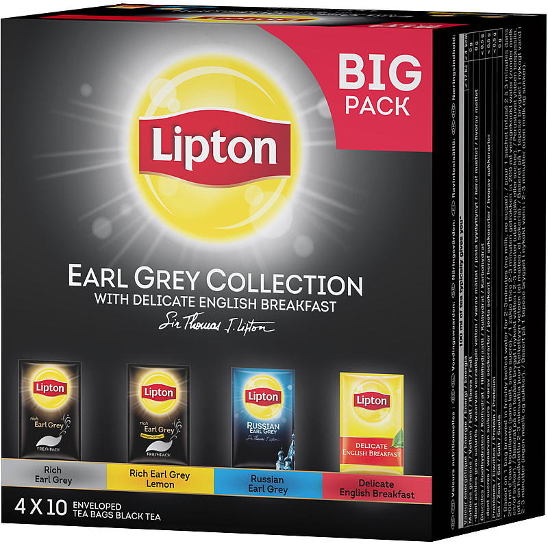Collezione Lipton Morning Tea da 40 pezzi.