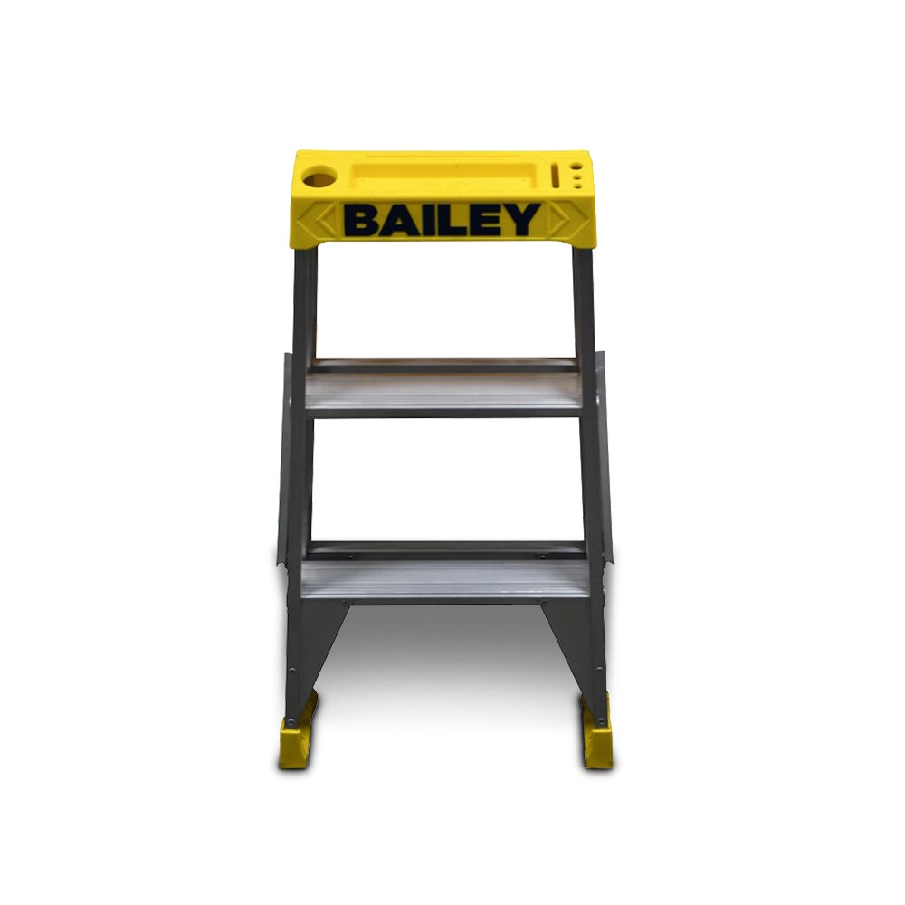 BAILEY Tikkaat 0,9 m 150 kg, 3 askelmaa, alumiinia, kaksipuolinen, Big Top, FS13966
